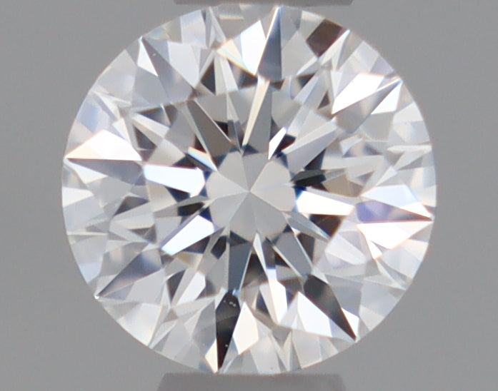 Natural Mined ROUND Diamond - 0.3 Carats, D Color, VVS1 Clarity - Timeless Beauty and Exceptional Brilliance - GIA Certified