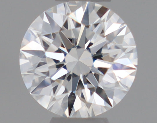 Natural Mined ROUND Diamond - 0.3 Carats, D Color, VVS1 Clarity - Timeless Beauty and Exceptional Brilliance - GIA Certified