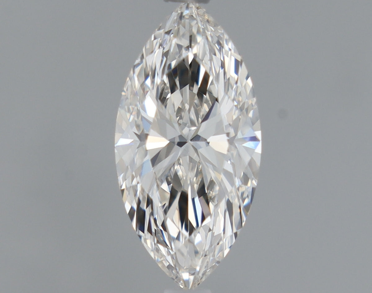 Natural Mined Marquise Diamond - 0.57 Carats, I Color, VVS2 Clarity - Timeless Beauty and Exceptional Brilliance - Non-Certified