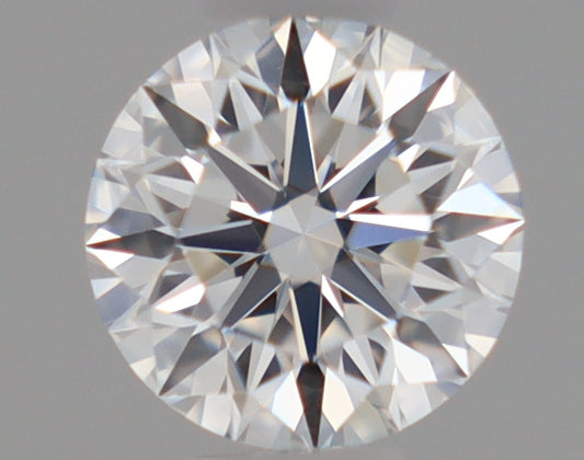 Natural Mined ROUND Diamond - 0.3 Carats, D Color, VVS2 Clarity - Timeless Beauty and Exceptional Brilliance - GIA Certified