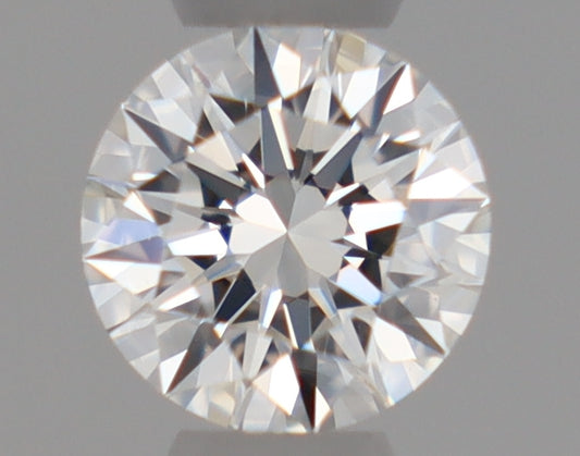 Natural Mined ROUND Diamond - 0.24 Carats, F Color, VVS2 Clarity - Timeless Beauty and Exceptional Brilliance - GIA Certified