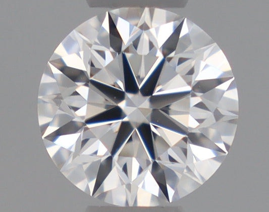 Natural Mined ROUND Diamond - 0.29 Carats, D Color, VVS1 Clarity - Timeless Beauty and Exceptional Brilliance - GIA Certified