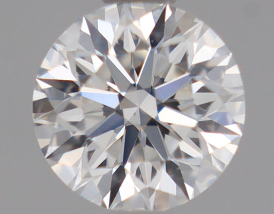 Natural Mined ROUND Diamond - 0.51 Carats, F Color, VS2 Clarity - Timeless Beauty and Exceptional Brilliance - GIA Certified
