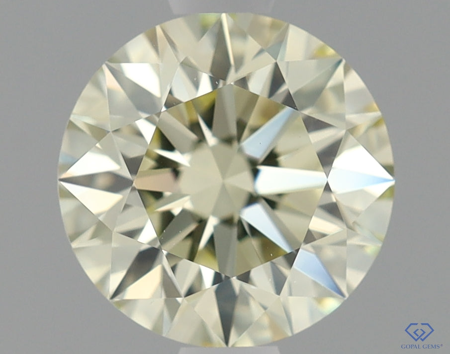 Natural Mined ROUND Diamond - 1.03 Carats, S-T Color, IF Clarity - Timeless Beauty and Exceptional Brilliance - GIA Certified