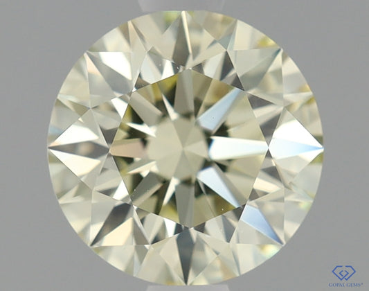 Natural Mined ROUND Diamond - 1.03 Carats, S-T Color, IF Clarity - Timeless Beauty and Exceptional Brilliance - GIA Certified