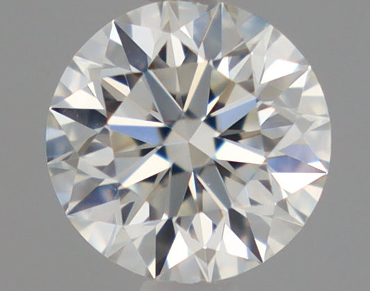 Natural Mined ROUND Diamond - 0.34 Carats, I Color, VVS2 Clarity - Timeless Beauty and Exceptional Brilliance - GIA Certified