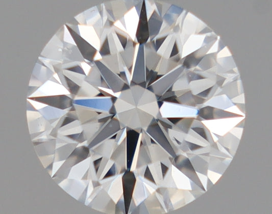 Natural Mined ROUND Diamond - 0.43 Carats, F Color, VS2 Clarity - Timeless Beauty and Exceptional Brilliance - GIA Certified