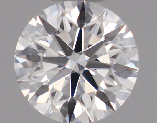 Natural Mined ROUND Diamond - 0.39 Carats, F Color, VS1 Clarity - Timeless Beauty and Exceptional Brilliance - GIA Certified