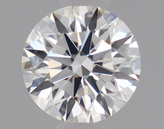 Natural Mined ROUND Diamond - 0.35 Carats, F Color, VVS2 Clarity - Timeless Beauty and Exceptional Brilliance - GIA Certified