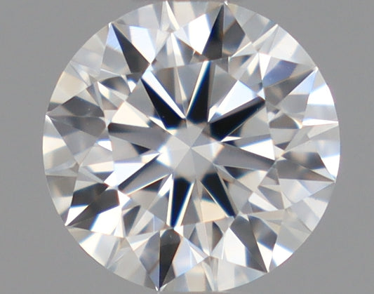 Natural Mined ROUND Diamond - 0.38 Carats, F Color, VS1 Clarity - Timeless Beauty and Exceptional Brilliance - GIA Certified