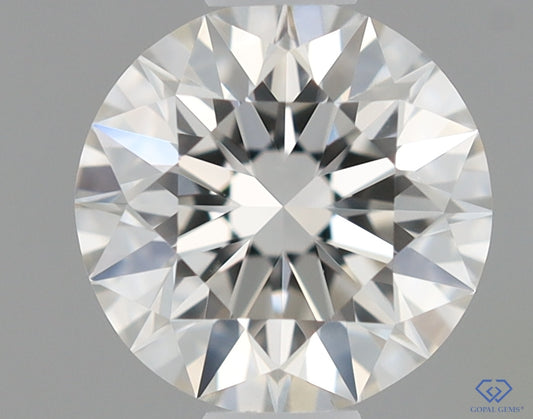 Natural Mined ROUND Diamond - 0.47 Carats, H Color, VVS2 Clarity - Timeless Beauty and Exceptional Brilliance - GIA Certified