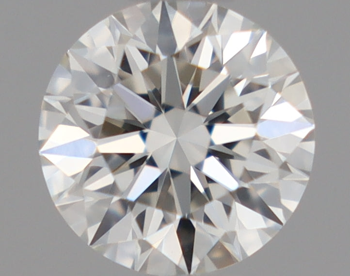Natural Mined ROUND Diamond - 0.4 Carats, H Color, VVS2 Clarity - Timeless Beauty and Exceptional Brilliance - GIA Certified