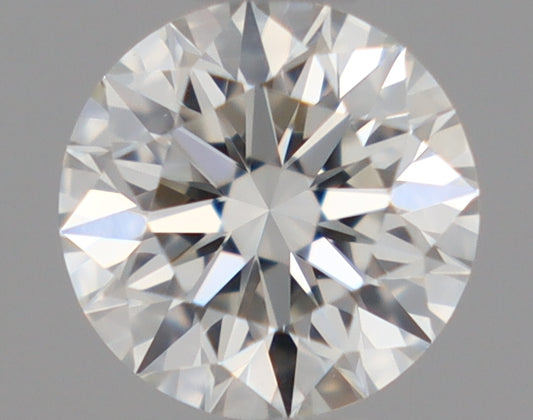 Natural Mined ROUND Diamond - 0.4 Carats, H Color, VVS2 Clarity - Timeless Beauty and Exceptional Brilliance - GIA Certified