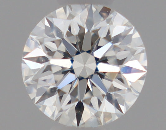 Natural Mined ROUND Diamond - 0.31 Carats, F Color, VVS2 Clarity - Timeless Beauty and Exceptional Brilliance - GIA Certified