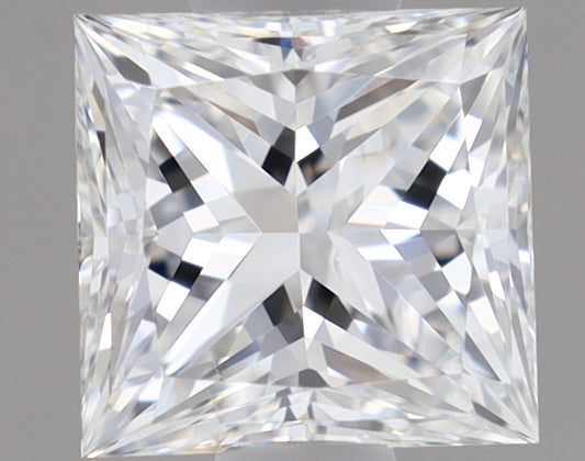 Natural Mined PRINCESS Diamond - 0.52 Carats, E Color, SI1 Clarity - Timeless Beauty and Exceptional Brilliance - GIA Certified