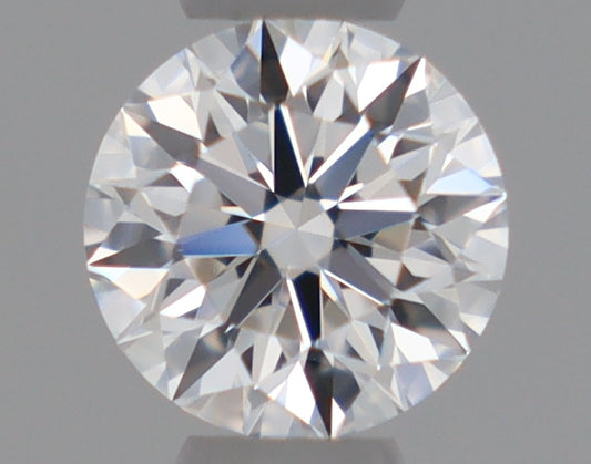 Natural Mined ROUND Diamond - 0.26 Carats, D Color, VVS2 Clarity - Timeless Beauty and Exceptional Brilliance - GIA Certified