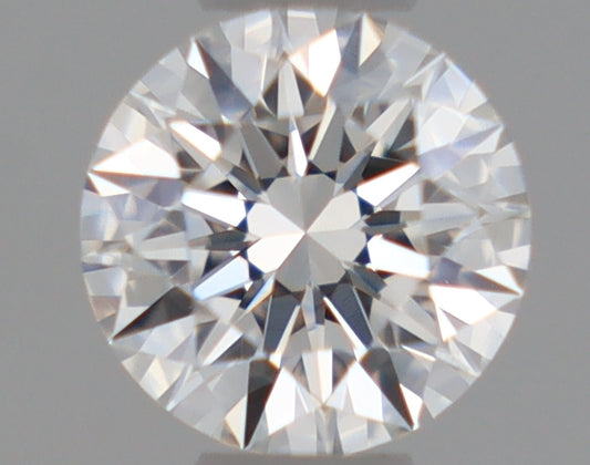 Natural Mined ROUND Diamond - 0.3 Carats, E Color, VVS1 Clarity - Timeless Beauty and Exceptional Brilliance - GIA Certified