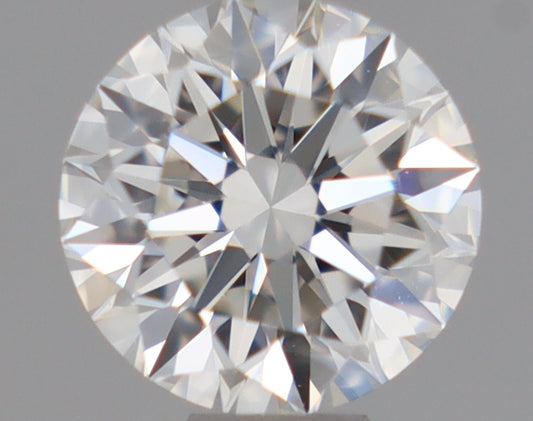 Natural Mined ROUND Diamond - 0.45 Carats, H Color, VVS1 Clarity - Timeless Beauty and Exceptional Brilliance - GIA Certified