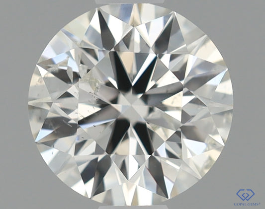 Natural Mined ROUND Diamond - 0.7 Carats, J Color, I1 Clarity - Timeless Beauty and Exceptional Brilliance - GIA Certified