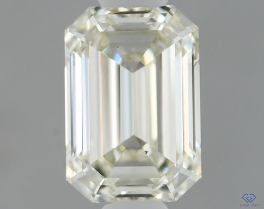 Natural Mined EMERALD Diamond - 0.71 Carats, M Color, VS2 Clarity - Timeless Beauty and Exceptional Brilliance - GIA Certified