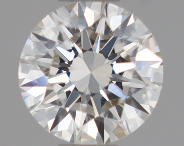 Natural Mined ROUND Diamond - 0.4 Carats, F Color, VS2 Clarity - Timeless Beauty and Exceptional Brilliance - GIA Certified