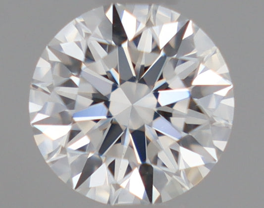 Natural Mined ROUND Diamond - 0.33 Carats, E Color, VS2 Clarity - Timeless Beauty and Exceptional Brilliance - GIA Certified