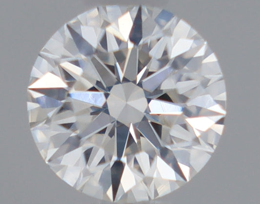 Natural Mined ROUND Diamond - 0.33 Carats, F Color, SI1 Clarity - Timeless Beauty and Exceptional Brilliance - GIA Certified