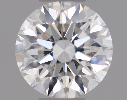 Natural Mined ROUND Diamond - 0.31 Carats, F Color, VVS2 Clarity - Timeless Beauty and Exceptional Brilliance - GIA Certified