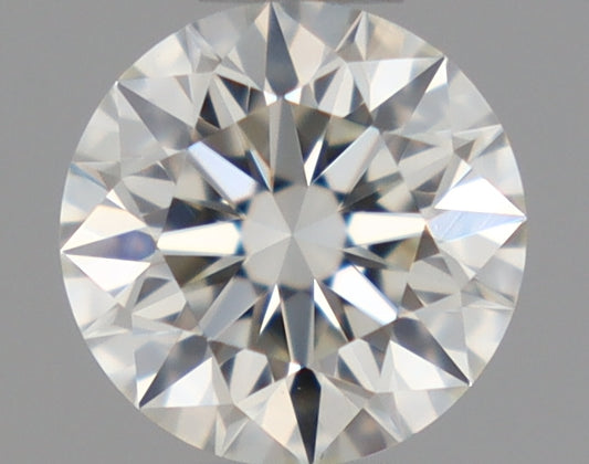 Natural Mined ROUND Diamond - 0.35 Carats, J Color, VVS2 Clarity - Timeless Beauty and Exceptional Brilliance - GIA Certified