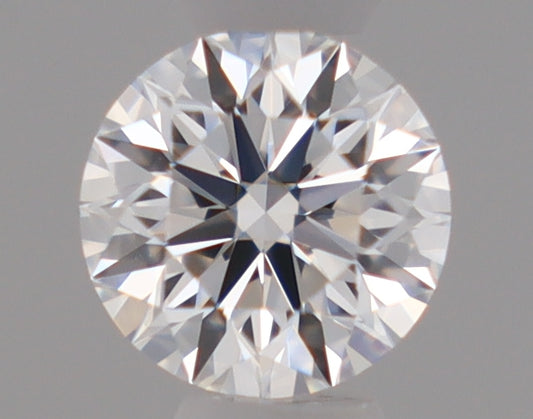 Natural Mined ROUND Diamond - 0.24 Carats, D Color, VVS2 Clarity - Timeless Beauty and Exceptional Brilliance - GIA Certified