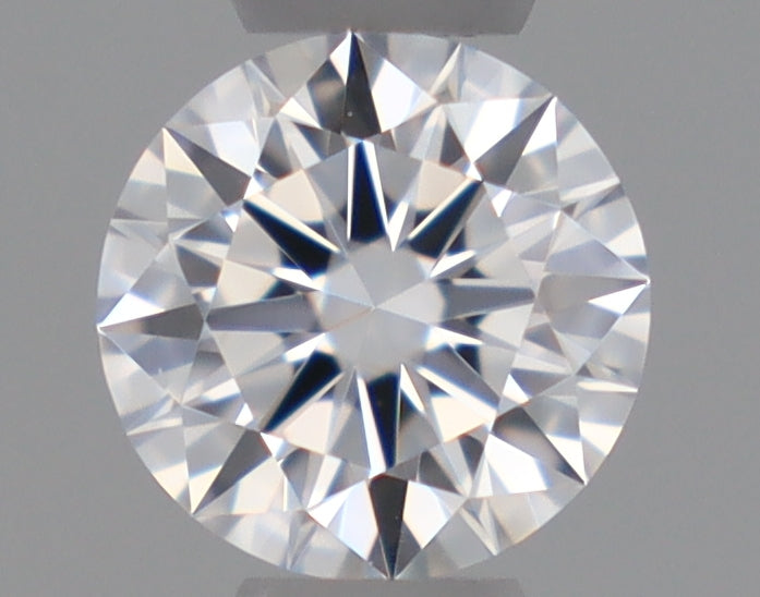 Natural Mined ROUND Diamond - 0.26 Carats, D Color, VVS1 Clarity - Timeless Beauty and Exceptional Brilliance - GIA Certified