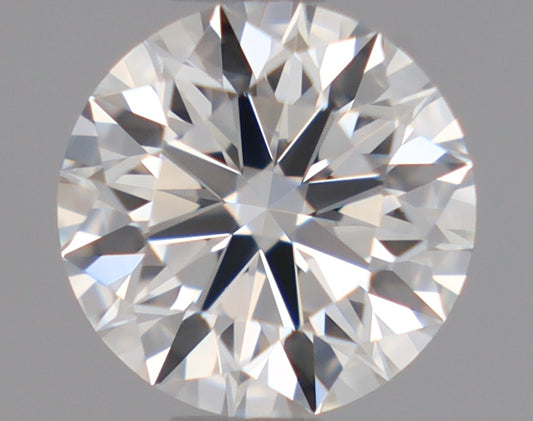 Natural Mined ROUND Diamond - 0.59 Carats, H Color, IF Clarity - Timeless Beauty and Exceptional Brilliance - GIA Certified