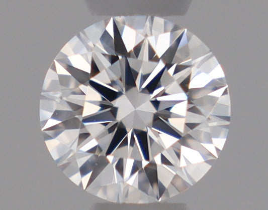 Natural Mined ROUND Diamond - 0.24 Carats, D Color, VVS1 Clarity - Timeless Beauty and Exceptional Brilliance - GIA Certified