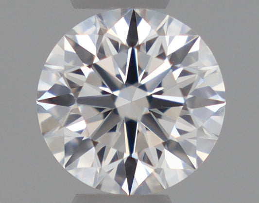 Natural Mined ROUND Diamond - 0.27 Carats, D Color, VVS1 Clarity - Timeless Beauty and Exceptional Brilliance - GIA Certified