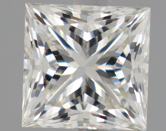 Natural Mined PRINCESS Diamond - 0.52 Carats, K Color, VVS2 Clarity - Timeless Beauty and Exceptional Brilliance - GIA Certified
