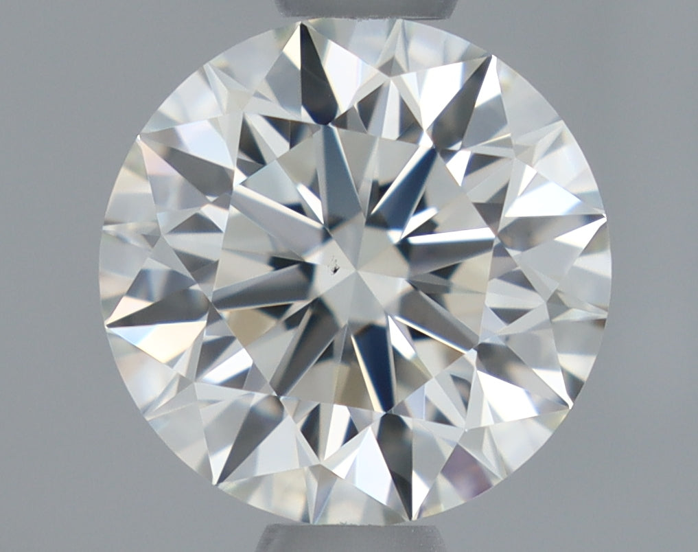 Natural Mined ROUND Diamond - 0.86 Carats, J Color, VS2 Clarity - Timeless Beauty and Exceptional Brilliance - GIA Certified