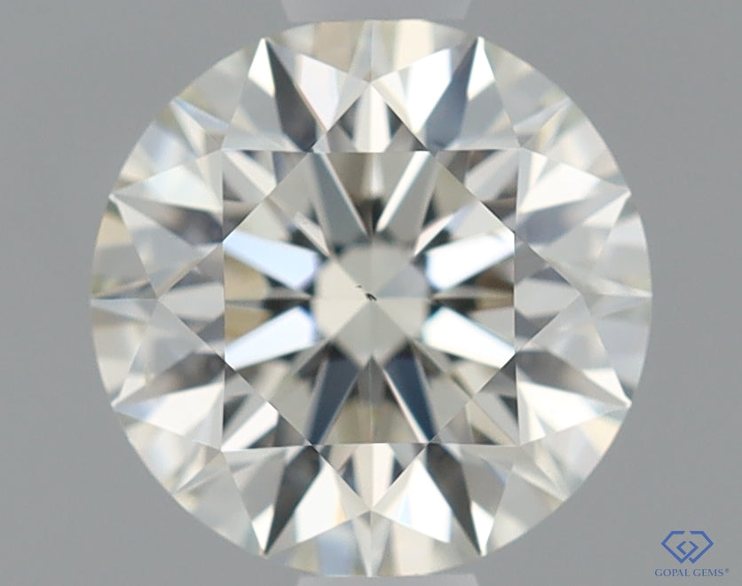 Natural Mined ROUND Diamond - 0.8 Carats, L Color, VS2 Clarity - Timeless Beauty and Exceptional Brilliance - GIA Certified