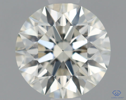 Natural Mined ROUND Diamond - 0.8 Carats, L Color, VS2 Clarity - Timeless Beauty and Exceptional Brilliance - GIA Certified
