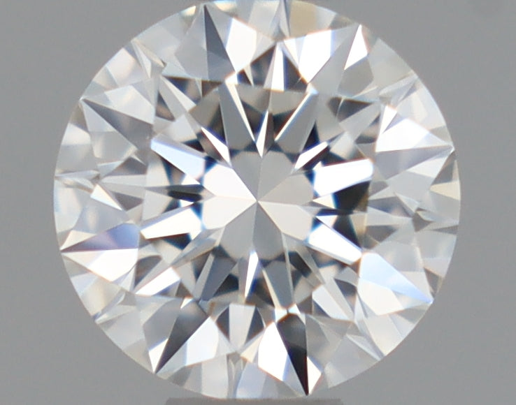 Natural Mined ROUND Diamond - 0.4 Carats, F Color, VS2 Clarity - Timeless Beauty and Exceptional Brilliance - GIA Certified