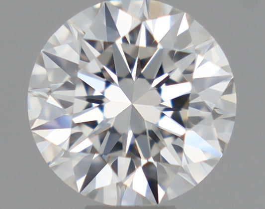 Natural Mined ROUND Diamond - 0.4 Carats, F Color, VS2 Clarity - Timeless Beauty and Exceptional Brilliance - GIA Certified