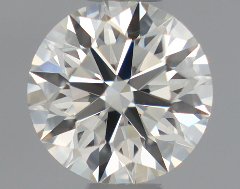 Natural Mined ROUND Diamond - 0.46 Carats, J Color, VVS2 Clarity - Timeless Beauty and Exceptional Brilliance - IGI Certified