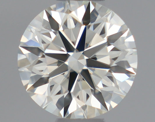 Natural Mined ROUND Diamond - 0.46 Carats, J Color, VVS2 Clarity - Timeless Beauty and Exceptional Brilliance - IGI Certified