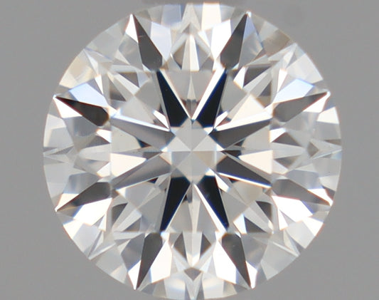 Natural Mined ROUND Diamond - 0.6 Carats, H Color, VS2 Clarity - Timeless Beauty and Exceptional Brilliance - GIA Certified