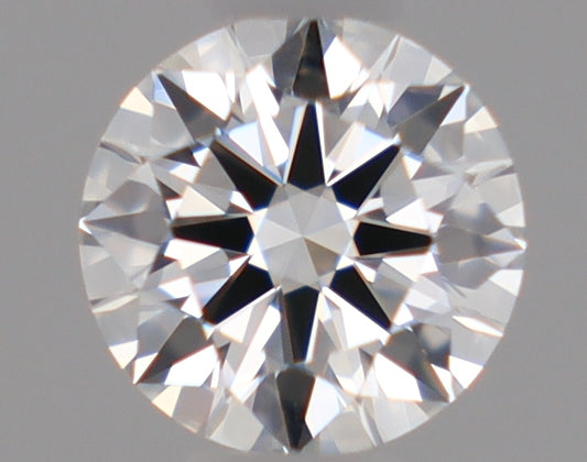 Natural Mined ROUND Diamond - 0.3 Carats, F Color, VVS2 Clarity - Timeless Beauty and Exceptional Brilliance - GIA Certified