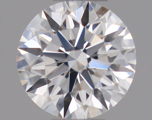 Natural Mined ROUND Diamond - 0.35 Carats, D Color, VVS1 Clarity - Timeless Beauty and Exceptional Brilliance - GIA Certified