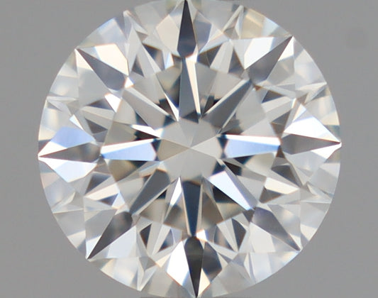 Natural Mined ROUND Diamond - 0.6 Carats, H Color, VS2 Clarity - Timeless Beauty and Exceptional Brilliance - GIA Certified