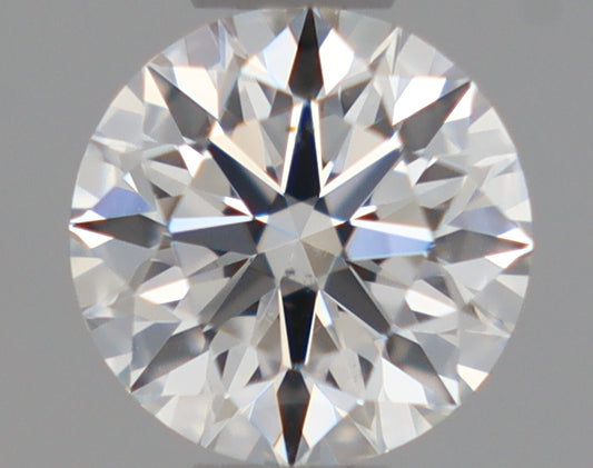 Natural Mined ROUND Diamond - 0.4 Carats, F Color, SI1 Clarity - Timeless Beauty and Exceptional Brilliance - GIA Certified