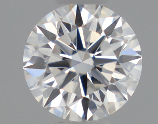 Natural Mined ROUND Diamond - 0.3 Carats, F Color, VVS1 Clarity - Timeless Beauty and Exceptional Brilliance - GIA Certified