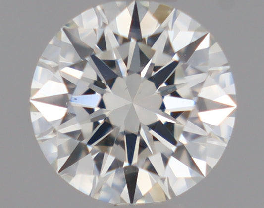 Natural Mined ROUND Diamond - 0.51 Carats, I Color, VS2 Clarity - Timeless Beauty and Exceptional Brilliance - GIA Certified