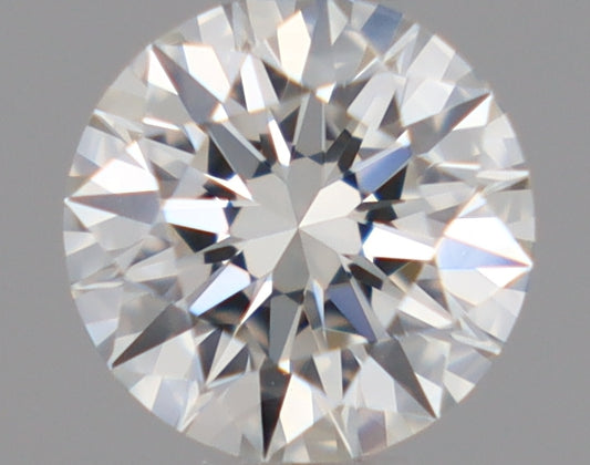 Natural Mined ROUND Diamond - 0.35 Carats, H Color, VVS2 Clarity - Timeless Beauty and Exceptional Brilliance - GIA Certified
